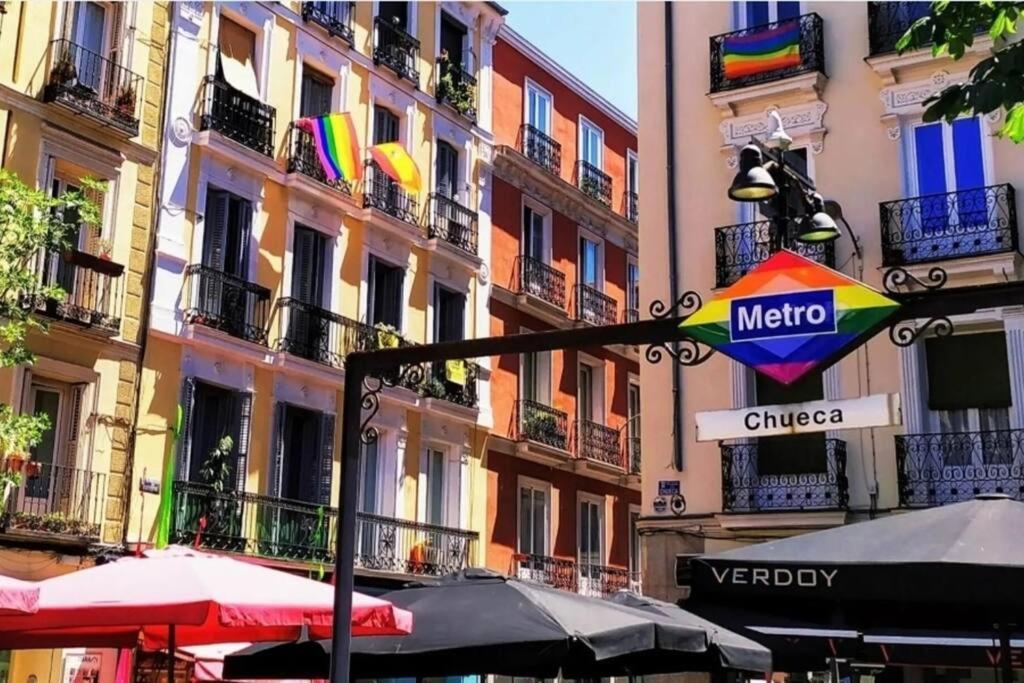 Amazing Apt 1 Hab Para 4Pax En La Plaza De Chueca Madrid Exterior photo
